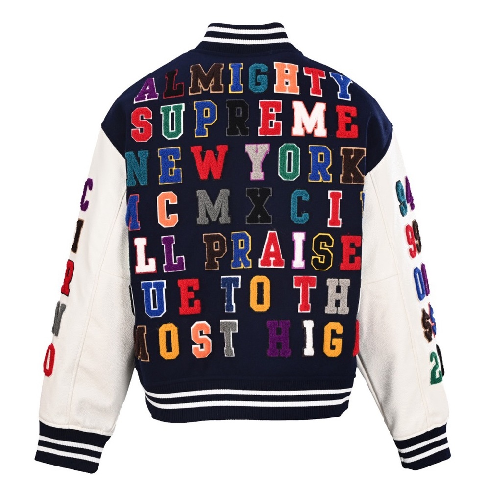 Supreme Chenille Appliqu Pattern Captain Sleeve B… - image 2